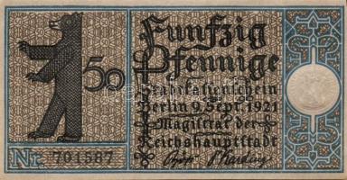 Német Birodalom/Weimari Köztársaság/ Berlin "1-20 kerületek" 20db klf szükségpénz, komplet...