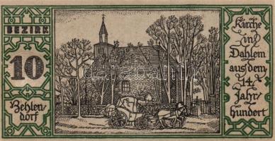 Német Birodalom/Weimari Köztársaság/ Berlin "1-20 kerületek" 20db klf szükségpénz, komplet...