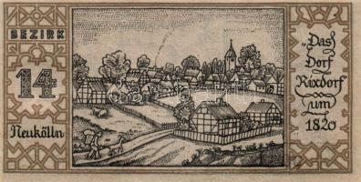 Német Birodalom/Weimari Köztársaság/ Berlin "1-20 kerületek" 20db klf szükségpénz, komplet...