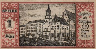 Német Birodalom/Weimari Köztársaság/ Berlin "1-20 kerületek" 20db klf szükségpénz, komplett sor T:I