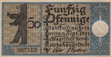 Német Birodalom/Weimari Köztársaság/ Berlin "1-20 kerületek" 20db klf szükségpénz, komplet...