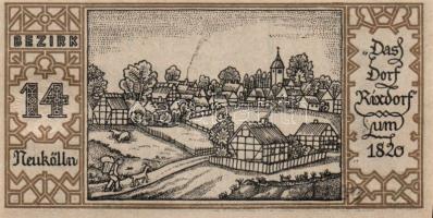 Német Birodalom/Weimari Köztársaság/ Berlin "1-20 kerületek" 20db klf szükségpénz, komplet...