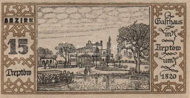 Német Birodalom/Weimari Köztársaság/ Berlin "1-20 kerületek" 20db klf szükségpénz, komplet...