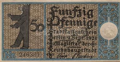 Német Birodalom/Weimari Köztársaság/ Berlin "1-20 kerületek" 20db klf szükségpénz, komplet...