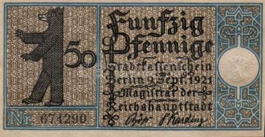 Német Birodalom/Weimari Köztársaság/ Berlin "1-20 kerületek" 20db klf szükségpénz, komplet...