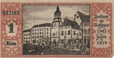 Német Birodalom/Weimari Köztársaság/ Berlin "1-20 kerületek" 20db klf szükségpénz, komplett sor T:I