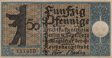 Német Birodalom/Weimari Köztársaság/ Berlin "1-20 kerületek" 20db klf szükségpénz, komplet...