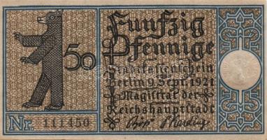 Német Birodalom/Weimari Köztársaság/ Berlin "1-20 kerületek" 20db klf szükségpénz, komplet...