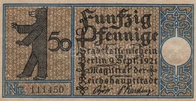 Német Birodalom/Weimari Köztársaság/ Berlin "1-20 kerületek" 20db klf szükségpénz, komplet...