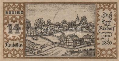 Német Birodalom/Weimari Köztársaság/ Berlin "1-20 kerületek" 20db klf szükségpénz, komplet...