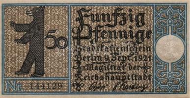 Német Birodalom/Weimari Köztársaság/ Berlin "1-20 kerületek" 20db klf szükségpénz, komplet...