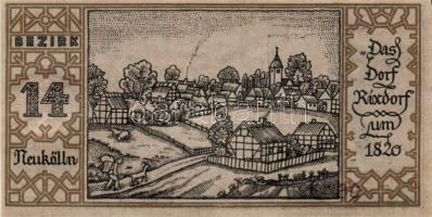 Német Birodalom/Weimari Köztársaság/ Berlin "1-20 kerületek" 20db klf szükségpénz, komplet...