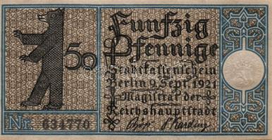 Német Birodalom/Weimari Köztársaság/ Berlin "1-20 kerületek" 20db klf szükségpénz, komplet...