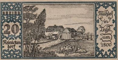 Német Birodalom/Weimari Köztársaság/ Berlin "1-20 kerületek" 20db klf szükségpénz, komplet...