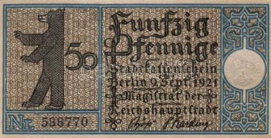 Német Birodalom/Weimari Köztársaság/ Berlin "1-20 kerületek" 20db klf szükségpénz, komplet...