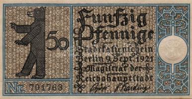 Német Birodalom/Weimari Köztársaság/ Berlin "1-20 kerületek" 20db klf szükségpénz, komplet...