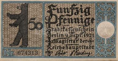 Német Birodalom/Weimari Köztársaság/ Berlin "1-20 kerületek" 20db klf szükségpénz, komplet...