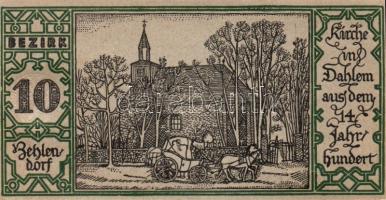 Német Birodalom/Weimari Köztársaság/ Berlin "1-20 kerületek" 20db klf szükségpénz, komplet...