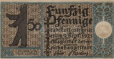 Német Birodalom/Weimari Köztársaság/ Berlin "1-20 kerületek" 20db klf szükségpénz, komplet...