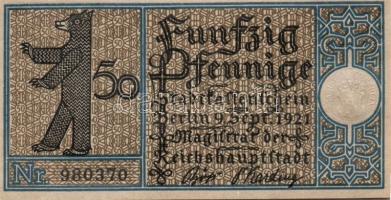 Német Birodalom/Weimari Köztársaság/ Berlin "1-20 kerületek" 20db klf szükségpénz, komplet...