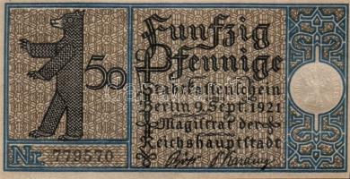 Német Birodalom/Weimari Köztársaság/ Berlin "1-20 kerületek" 20db klf szükségpénz, komplet...