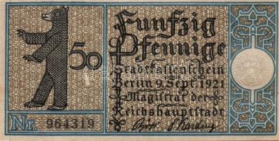 Német Birodalom/Weimari Köztársaság/ Berlin "1-20 kerületek" 20db klf szükségpénz, komplet...