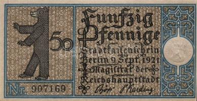 Német Birodalom/Weimari Köztársaság/ Berlin "1-20 kerületek" 20db klf szükségpénz, komplet...