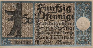 Német Birodalom/Weimari Köztársaság/ Berlin "1-20 kerületek" 20db klf szükségpénz, komplet...