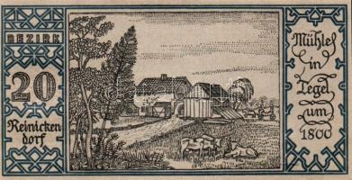 Német Birodalom/Weimari Köztársaság/ Berlin "1-20 kerületek" 20db klf szükségpénz, komplet...