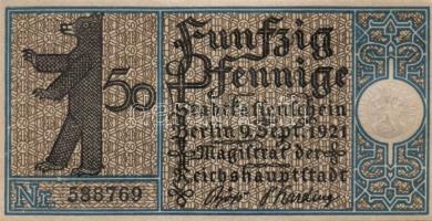 Német Birodalom/Weimari Köztársaság/ Berlin "1-20 kerületek" 20db klf szükségpénz, komplet...