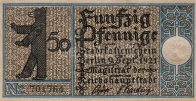 Német Birodalom/Weimari Köztársaság/ Berlin "1-20 kerületek" 20db klf szükségpénz, komplet...