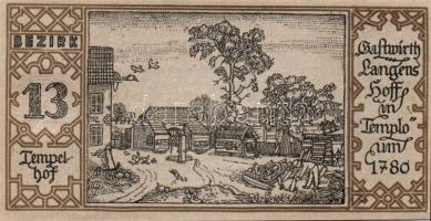 Német Birodalom/Weimari Köztársaság/ Berlin "1-20 kerületek" 20db klf szükségpénz, komplet...