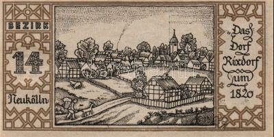 Német Birodalom/Weimari Köztársaság/ Berlin "1-20 kerületek" 20db klf szükségpénz, komplet...