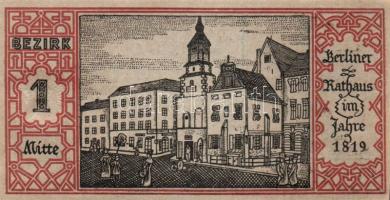 Német Birodalom/Weimari Köztársaság/ Berlin "1-20 kerületek" 20db klf szükségpénz, komplett sor T:I