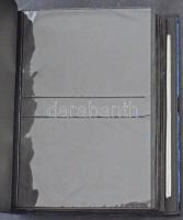 Fekete képeslapalbum 200 férőhellyel / Black postcard album for 200 postcards (20 x 25,5 cm)