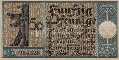 Német Birodalom/Weimari Köztársaság/ Berlin "1-20 kerületek" 20db klf szükségpénz, komplet...