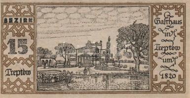 Német Birodalom/Weimari Köztársaság/ Berlin "1-20 kerületek" 20db klf szükségpénz, komplet...