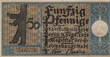 Német Birodalom/Weimari Köztársaság/ Berlin "1-20 kerületek" 20db klf szükségpénz, komplet...