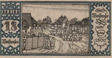 Német Birodalom/Weimari Köztársaság/ Berlin "1-20 kerületek" 20db klf szükségpénz, komplet...