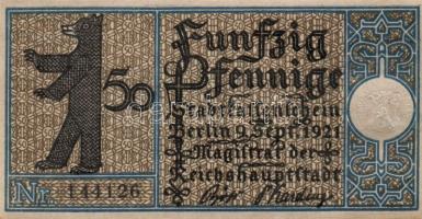 Német Birodalom/Weimari Köztársaság/ Berlin "1-20 kerületek" 20db klf szükségpénz, komplet...