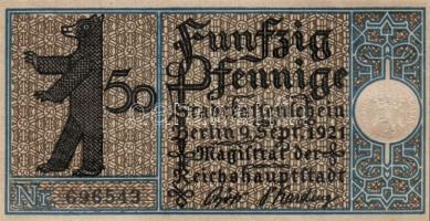 Német Birodalom/Weimari Köztársaság/ Berlin "1-20 kerületek" 20db klf szükségpénz, komplet...