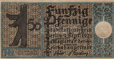 Német Birodalom/Weimari Köztársaság/ Berlin "1-20 kerületek" 20db klf szükségpénz, komplet...