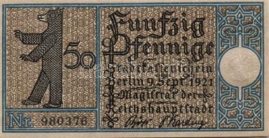 Német Birodalom/Weimari Köztársaság/ Berlin "1-20 kerületek" 20db klf szükségpénz, komplet...