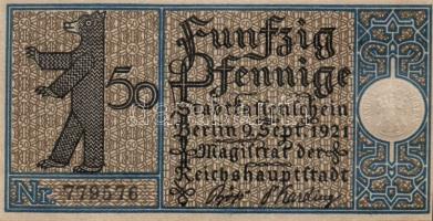 Német Birodalom/Weimari Köztársaság/ Berlin "1-20 kerületek" 20db klf szükségpénz, komplet...