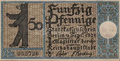 Német Birodalom/Weimari Köztársaság/ Berlin "1-20 kerületek" 20db klf szükségpénz, komplet...