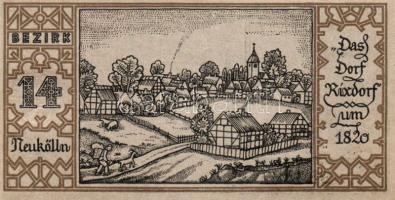 Német Birodalom/Weimari Köztársaság/ Berlin "1-20 kerületek" 20db klf szükségpénz, komplet...