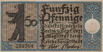 Német Birodalom/Weimari Köztársaság/ Berlin "1-20 kerületek" 20db klf szükségpénz, komplet...