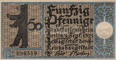 Német Birodalom/Weimari Köztársaság/ Berlin "1-20 kerületek" 20db klf szükségpénz, komplet...