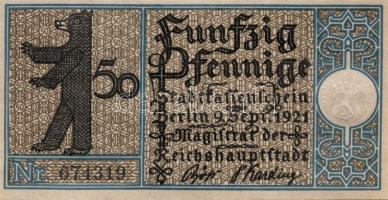 Német Birodalom/Weimari Köztársaság/ Berlin "1-20 kerületek" 20db klf szükségpénz, komplet...