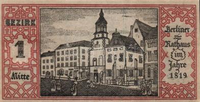 Német Birodalom/Weimari Köztársaság/ Berlin "1-20 kerületek" 20db klf szükségpénz, komplett sor T:I